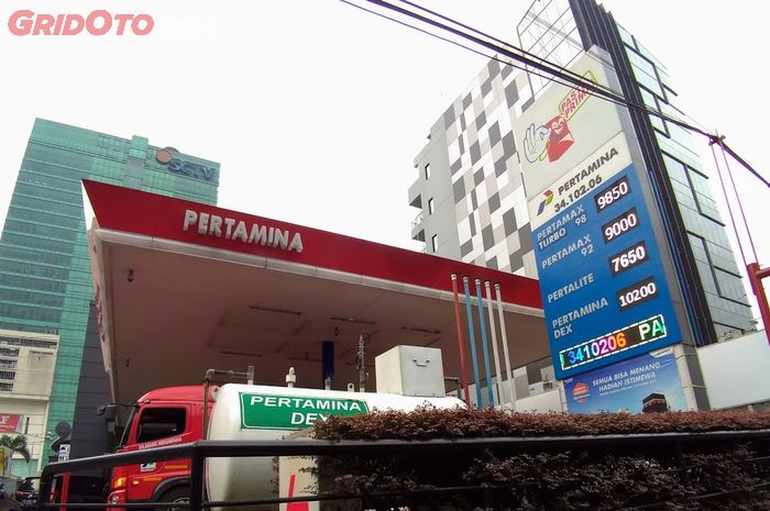 Ilustrasi SPBU Pertamina dengan standar Pasti Prima.