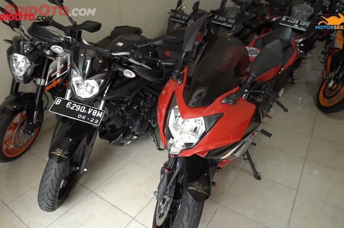 KTM Duke 250 dan Kawasaki Ninja 250SL di Jakarta Motorsport