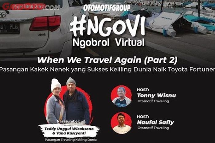 NGOVI bertemakan When We Travel Again Part 2 bersama Teddy Unggul Wicaksono dan Yana Kusryanti.