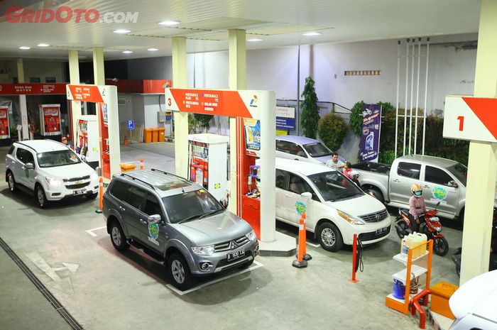 Ilustrasi SPBU Pertamina