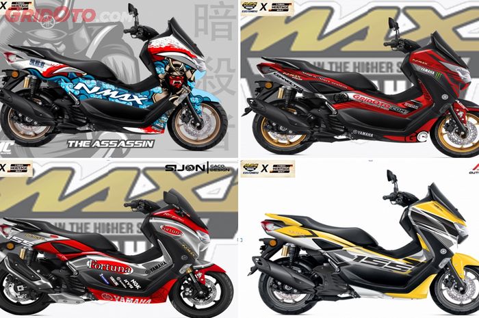 4 Referensi Livery All New NMAX dari Fortuna Yamaha MotoGP hingga livery GridOto