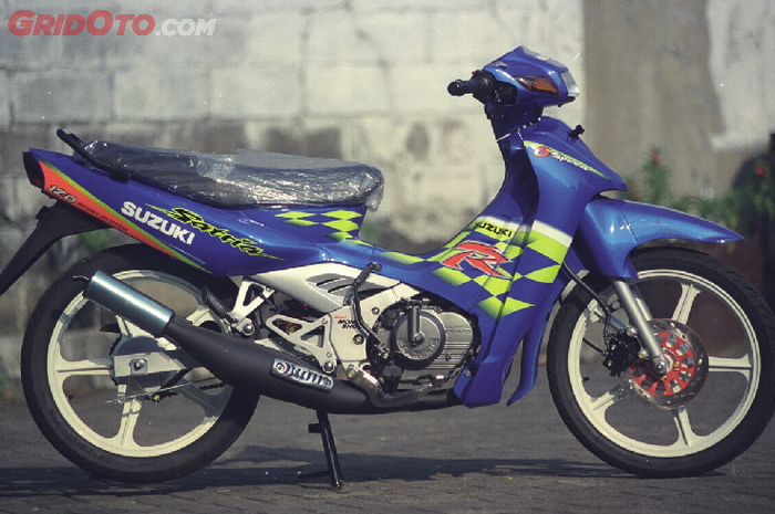 Ilustrasi Suzuki Satria 120R 6-Speed.