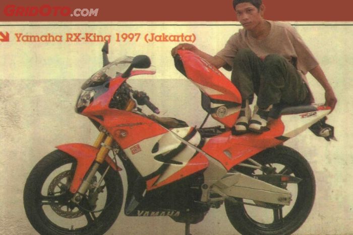 Jupry Legito dengan Yamaha RX-King garapannya