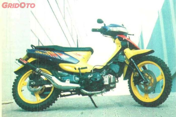 Suzuki Tornado GS 110 bergaya dual sport