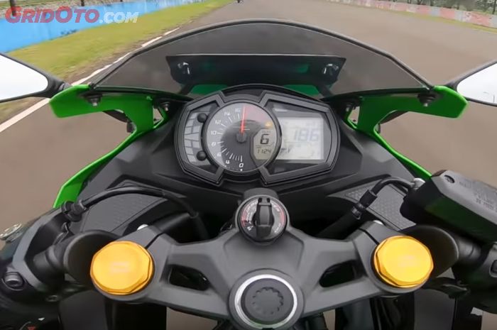 Tes Langsung Top Speed Kawasaki Ninja Zx 25r Di Sirkuit Sentul Gridoto Com