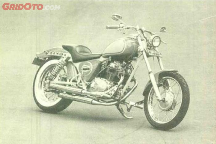 Honda CB200 ala Harley-Davidson