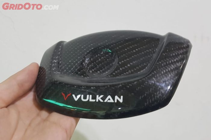 Panel carbon fiber setang Yamaha New NMAX merek Vulkan