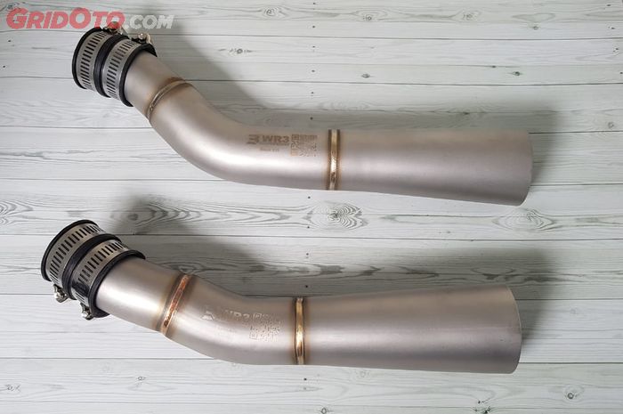 Intake stainless WR3 Yamaha NMAX (atas) dan Lexi/Aerox 155 (bawah)
