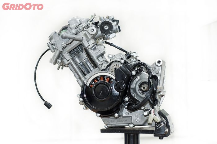 Ilustrasi mesin Yamaha 155cc VVA