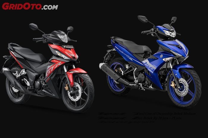 Honda Supra GTR 150 dan Yamaha MX King 150