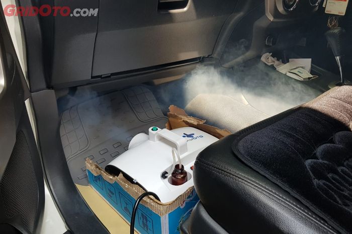 Jasa Fogging Interior untuk Bersihkan Udara Kabin Mobil di SPBU Shell Arjuna Utara