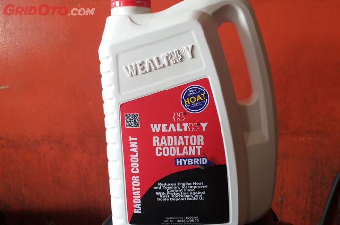 Air radiator Wealthy mengandung diethylene glycol