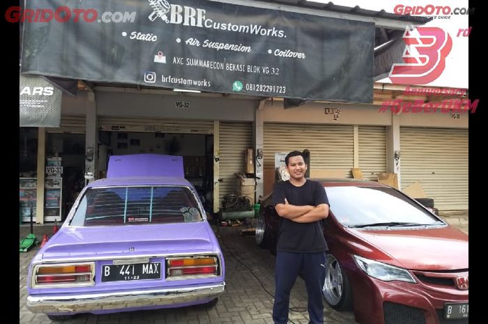 Arief Budiman pemilik bengkel spesialis air suspension BRF custom works