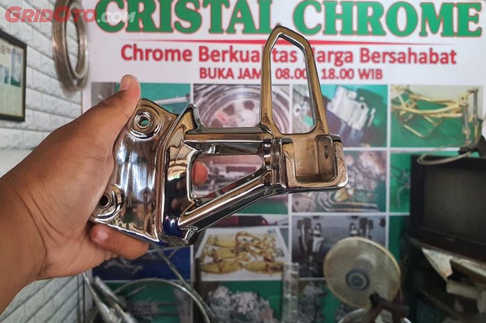 Cristal Chrome kasih garansi 3 bulan dari hasil chromenya, ini syaratnya