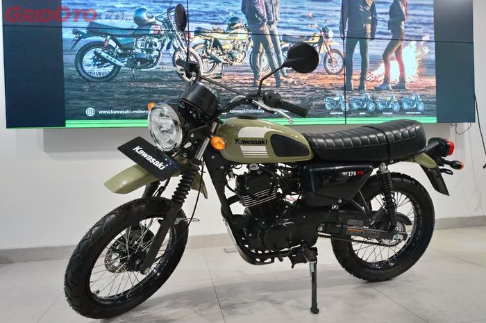 Kawasaki W175TR di Jawa Tengah kena promo khusus, harga cuma Rp 24,4 juta.