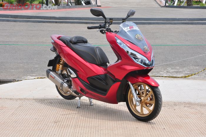 Modifikasi Honda PCX 150 simpel dan elegan