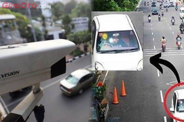 ilustrasi kamera E-Tilang saat pemantau pelanggar lalu lintas.