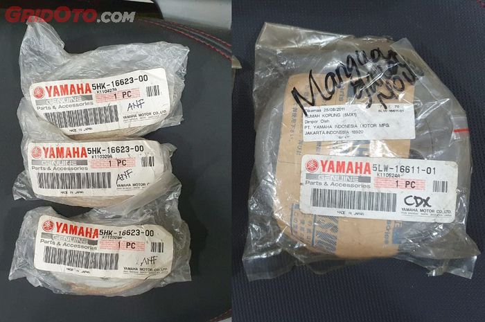 Kampas ganda dan mangkok Yamaha Nouvo