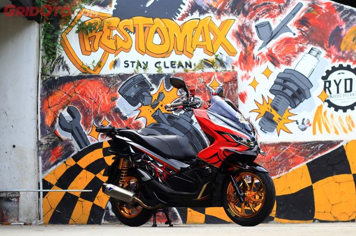 Modifikasi Honda PCX 150 yang menghabiskan dana Rp 95 jutaan, modifikasi tapi fungsional!!