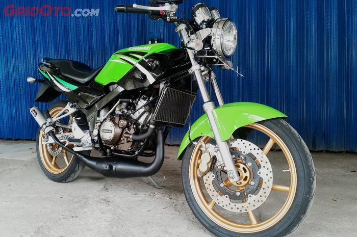 Kawasaki Ninja R Modif ala Ninja SS Thailand Bodi Kinclong Kaki