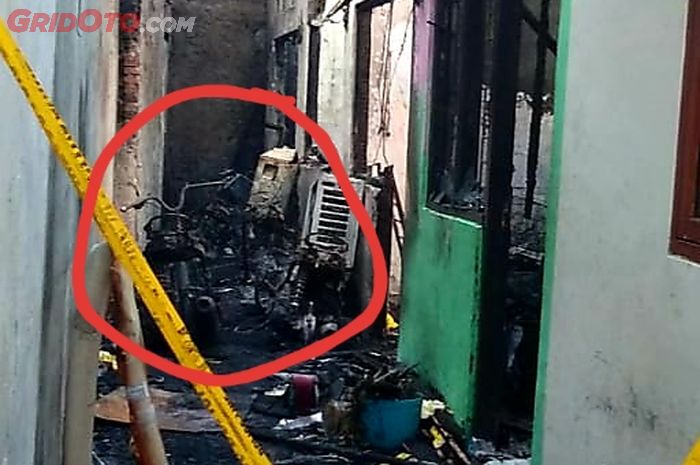 5 unit matic ludes terbakar akibat kebakaran di Matraman, Jakarta Timur