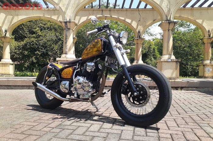 Yamaha scorpio hot sale custom bobber