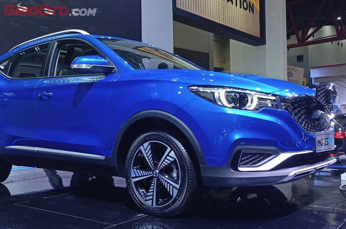 MG ZS EV di pameran Indonesia International Motor Show (IIMS) Hybrid 2021.