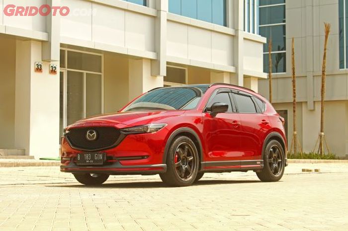 Modifikasi Mazda CX-5 keluaran 2018 milik Rudi Perkasa Wijaya, anti custom parts 