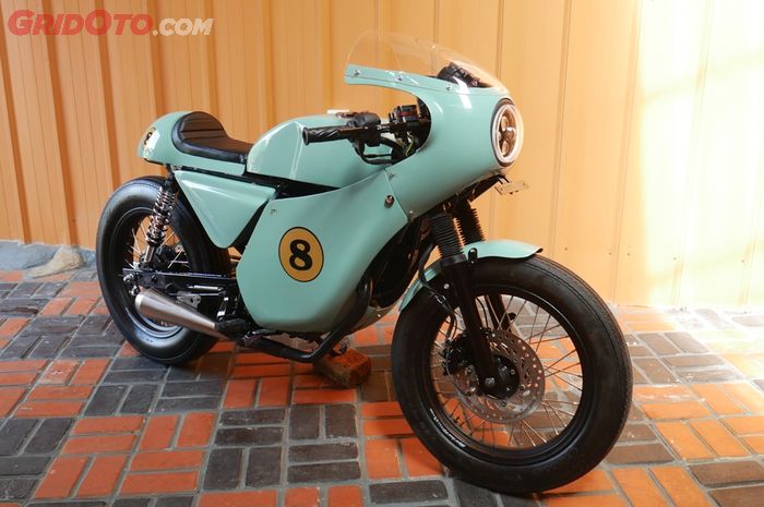 Modifikasi Honda Verza 2013 jadi cafe racer karya Rainbow Moto Builder