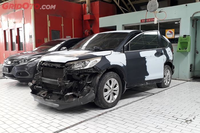 Proses Body Repair di Bengkel Resmi Honda Pondok Indah, Jakarta Selatan