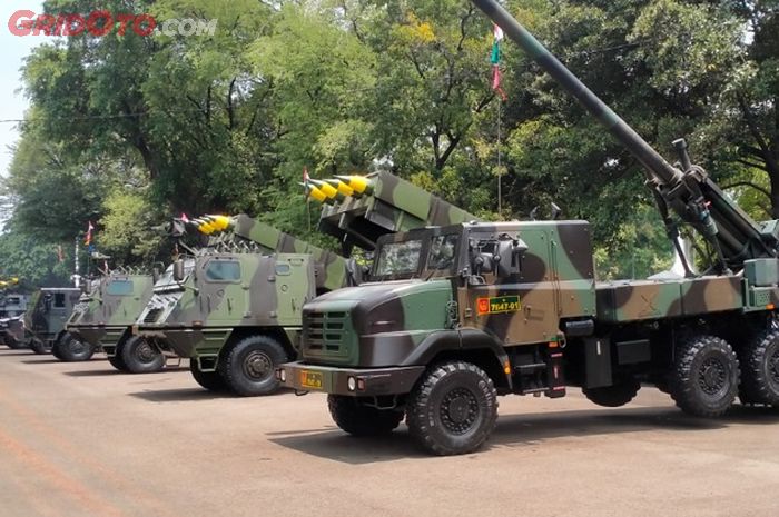 Pameran Alutsista HUT TNI ke 76 di Istana Merdeka