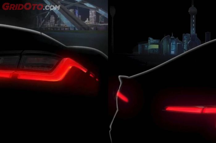 Tangkapan layar pada teaser Honda terbaru.