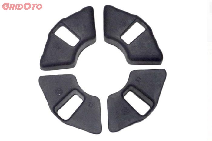 Ilustrasi karet tromol di motor bekas