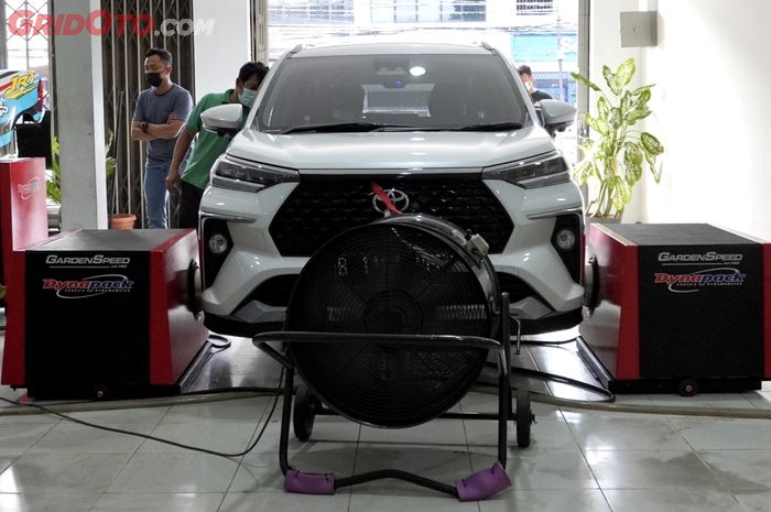 Proses Running Dyno Test Toyota Veloz 2022