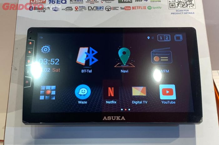 Headunit Android dari Asuka didesain untuk audiophile