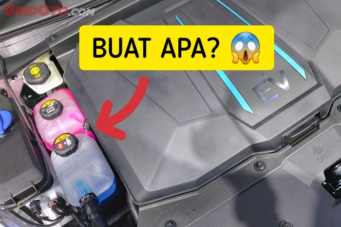 Tabung berisi cairan biru di Hyundai Ioniq 5