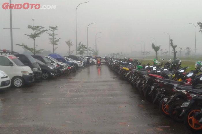 Ilustrasi parkir kendaraan