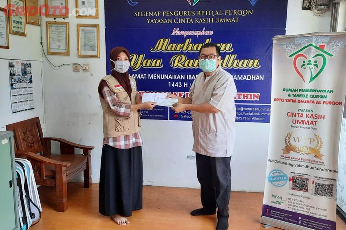 Otomotif Group mengadakan program DO-NATION dengan memberikan sumbangan dari hasil penjualan mobil Veloz milik GridOto.