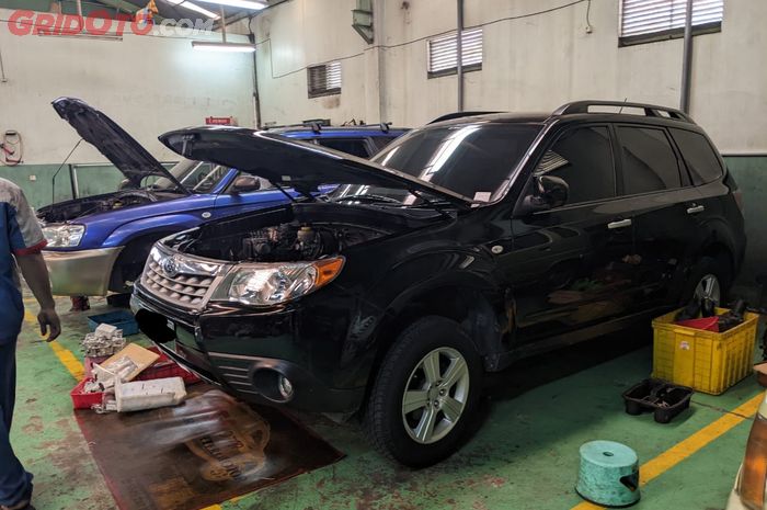 Subaru Forester gen 3 di bengkel BSS Motor