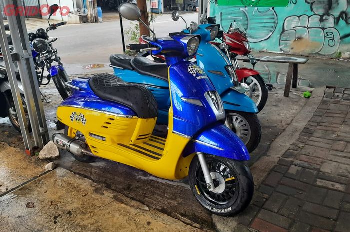 Peugeot Django di bengkel RMC Kukusan