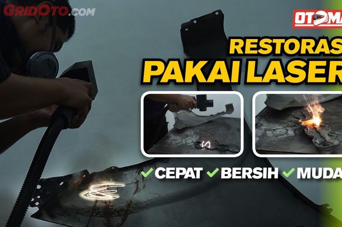 Video gerebek bengkel Laser Painting Indonesia