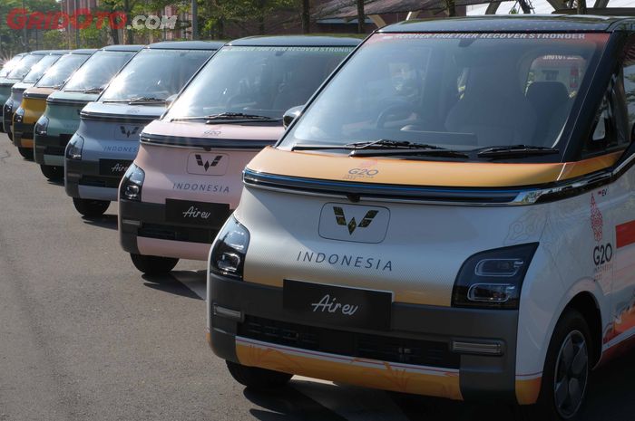 Wuling resmi memulai produksi kendaraan listrik pertamanya, Air ev di Pabrik Wuling Cikarang, Jawa Barat.