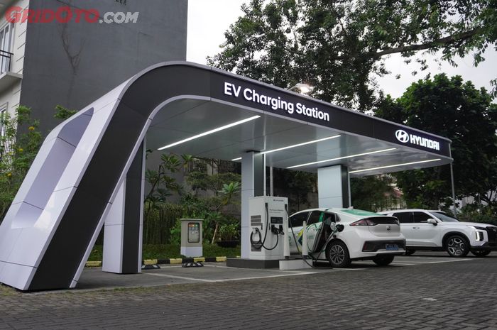 Fasilitas Hyundai EV Charging Station di Lot 19 SCBD, Jakarta Selatan