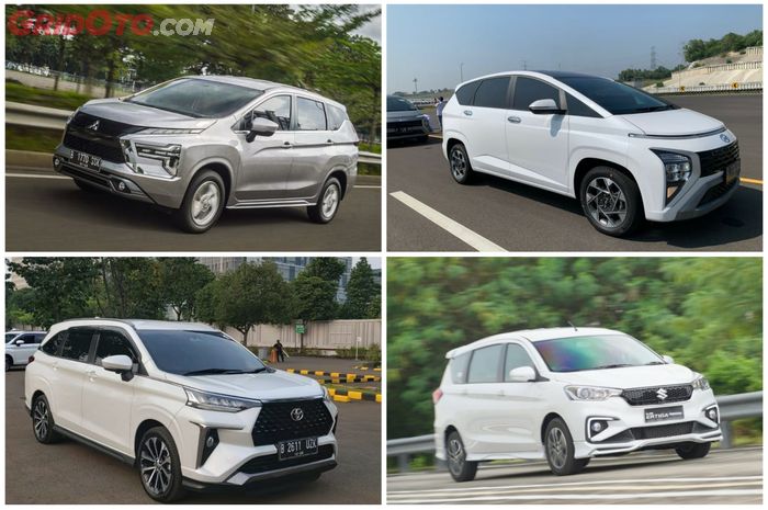 Komparasi LMPV Mitsubishi Xpander, Hyundai Stargazer, Toyota Veloz dan Suzuki Ertiga