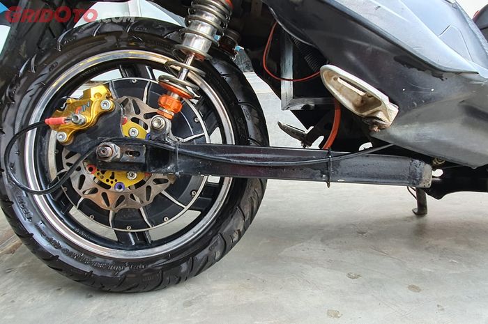 Ilustrasi motor listrik mid drive