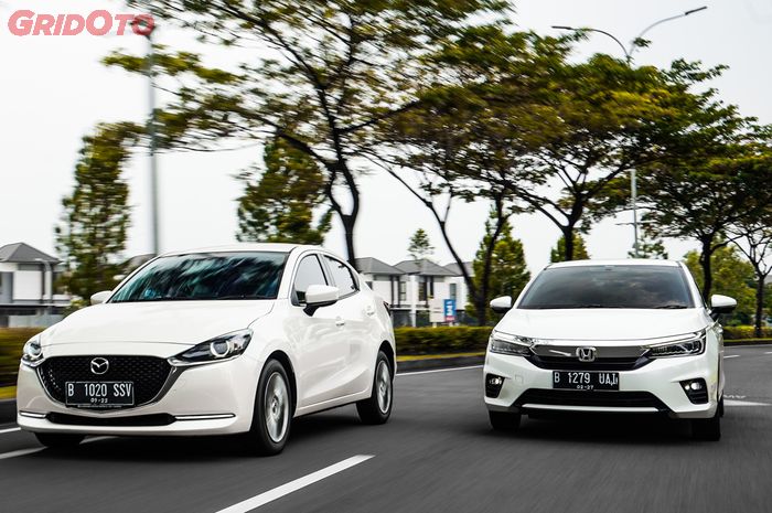Kami telah mempertemukan mobil baru Mazda2 Sedan dan Honda City dalam satu pengetesan komparasi.
