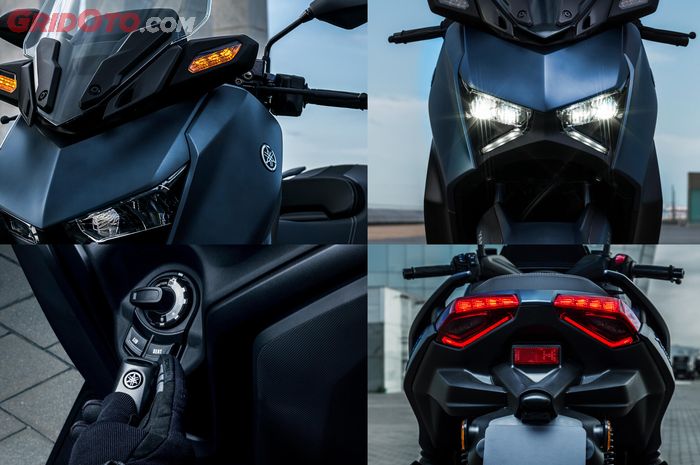 Desain lampu dan fitur New Yamaha XMAX 2023