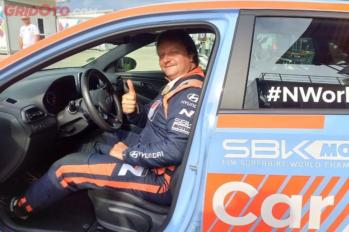 Nic Cursi, driver safet car WSBK Mandalika 2022, Hyundai i30 N