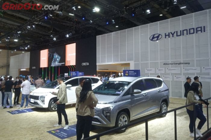 Booth Hyundai di GJAW 2023