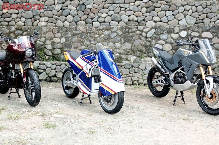 Tiga motor bikinan builder Honda Dream Ride Project